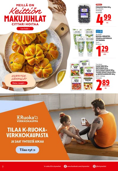 K-Citymarket tarjouslehti viikolta 43 sivu 2
