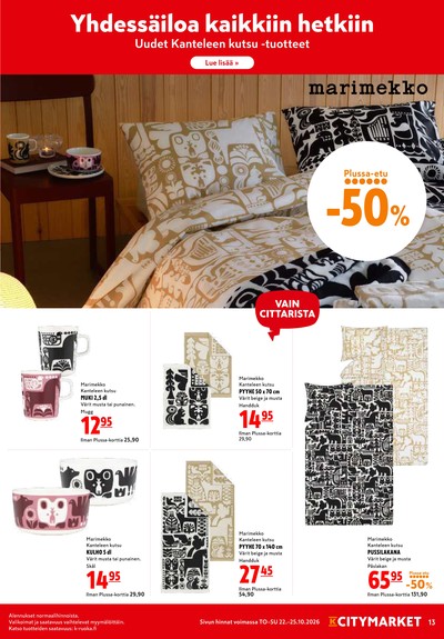 K-Citymarket tarjouslehti viikolta 43 sivu 13