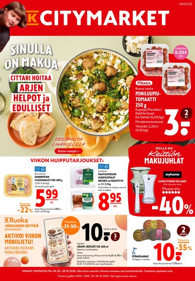 K-Citymarket tarjouslehti viikolta 44 sivu 1