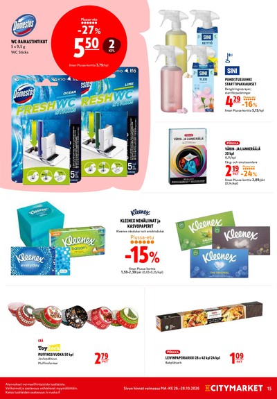 K-Citymarket tarjouslehti viikolta 44 sivu 15