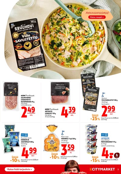 K-Citymarket tarjouslehti viikolta 44 sivu 3