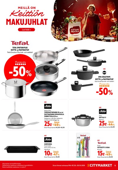 K-Citymarket tarjouslehti viikolta 44 sivu 9
