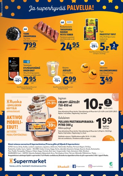 K-Supermarket tarjouslehti viikolta 44 sivu 4