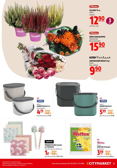 K-Citymarket tarjouslehti viikolta 44 sivu 13