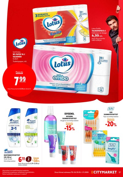 K-Citymarket tarjouslehti viikolta 44 sivu 17