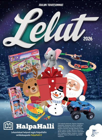 Halpa Halli tarjouslehti. Voimassa: 28/10/26 - 01/11/26