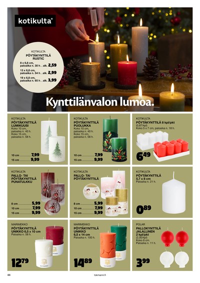 Tokmanni tarjouslehti viikolta 48 sivu 44