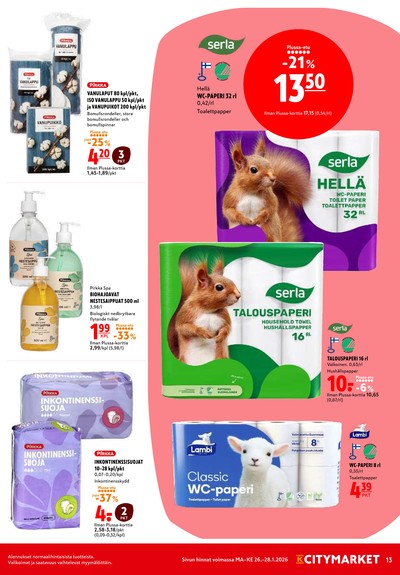 K-Citymarket tarjouslehti viikolta 5 sivu 13