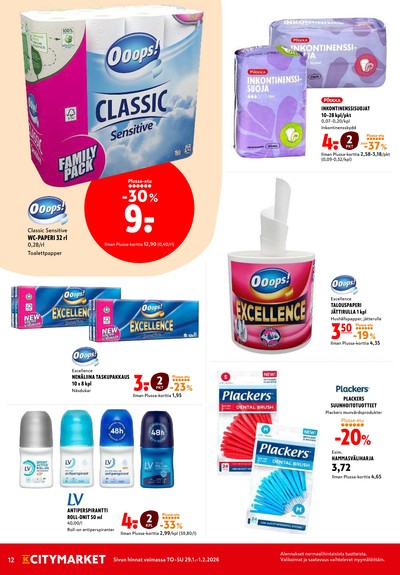 K-Citymarket tarjouslehti viikolta 5 sivu 12