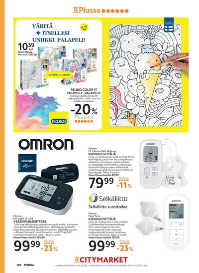 K-Citymarket tarjouslehti. Voimassa: 29/01/26 - 01/03/26