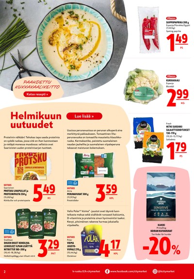 K-Citymarket tarjouslehti viikolta 6 sivu 2