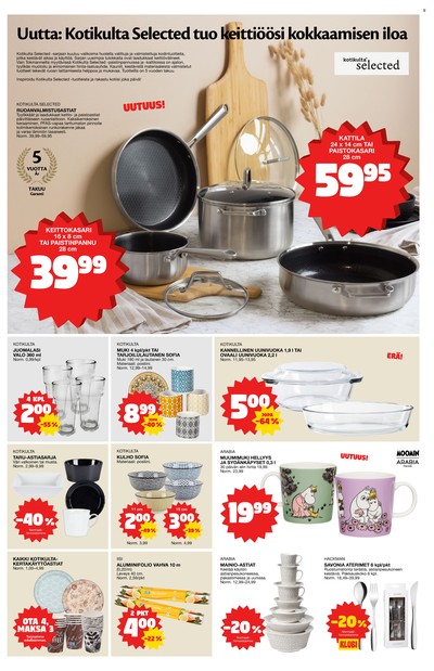 Tokmanni tarjouslehti viikolta 6 sivu 9