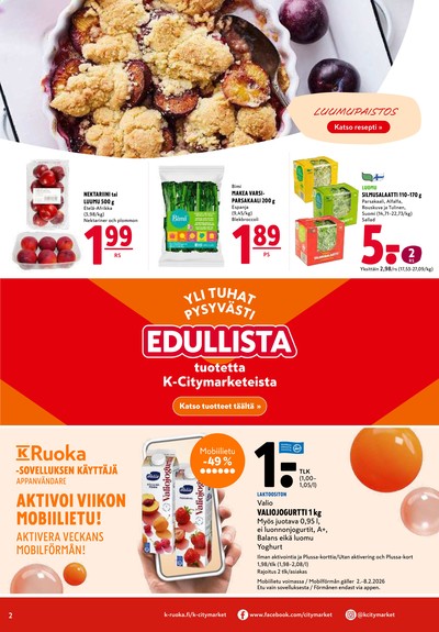 K-Citymarket tarjouslehti viikolta 6 sivu 2