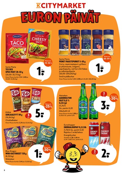 K-Citymarket tarjouslehti viikolta 7 sivu 8