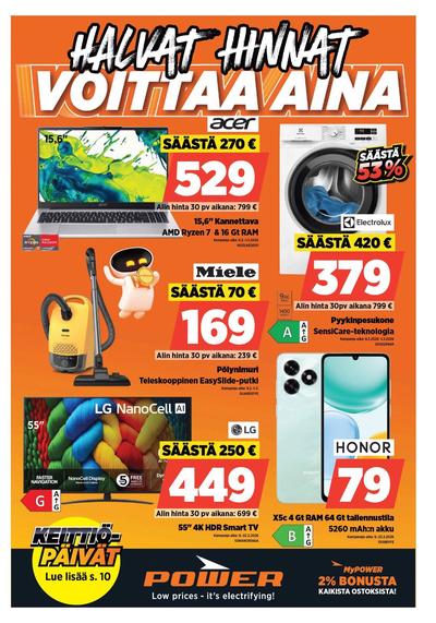 Power tarjouslehti. Voimassa: 09/02/26 - 15/02/26