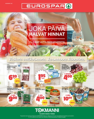 Tokmanni tarjouslehti. Voimassa: 12/02/26 - 15/02/26
