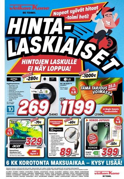 Veikon Kone tarjouslehti viikolta 7 sivu 1