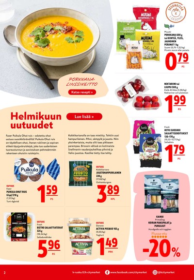 K-Citymarket tarjouslehti viikolta 8 sivu 2
