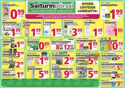 Saiturin Pörssi tarjouslehti viikolta 8 sivu 1