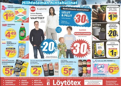 Löytötex tarjouslehti viikolta 8 sivu 1
