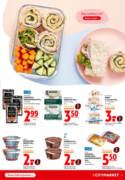 K-Citymarket tarjouslehti viikolta 9 sivu 3