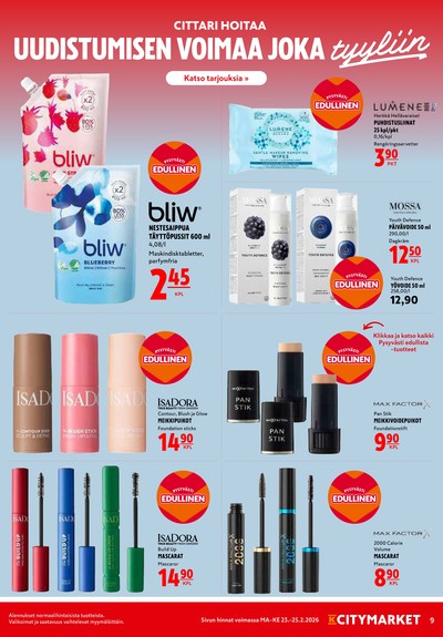 K-Citymarket tarjouslehti viikolta 9 sivu 9