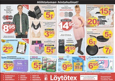 Löytötex tarjouslehti viikolta 9 sivu 1
