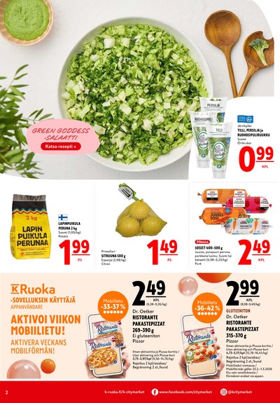 K-Citymarket tarjouslehti viikolta 9 sivu 2