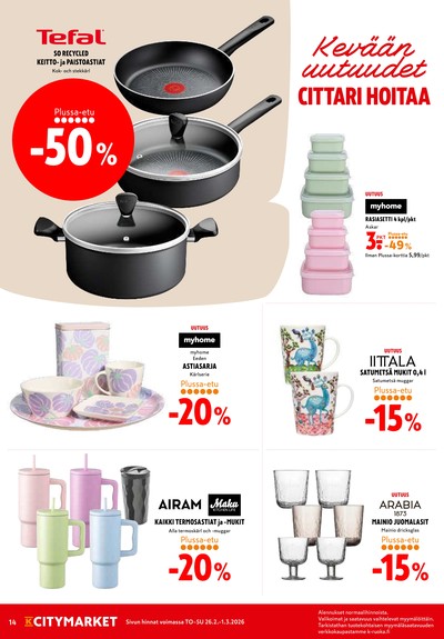 K-Citymarket tarjouslehti viikolta 9 sivu 14